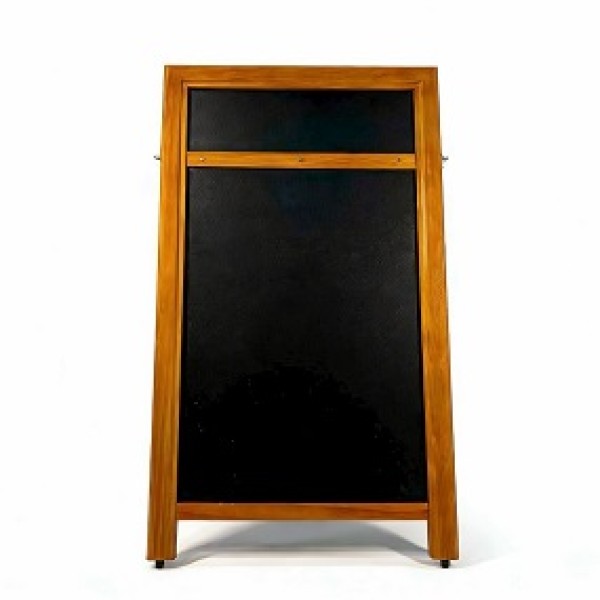 Heavy Duty Double Sided Chalkboard A Frame with Header
